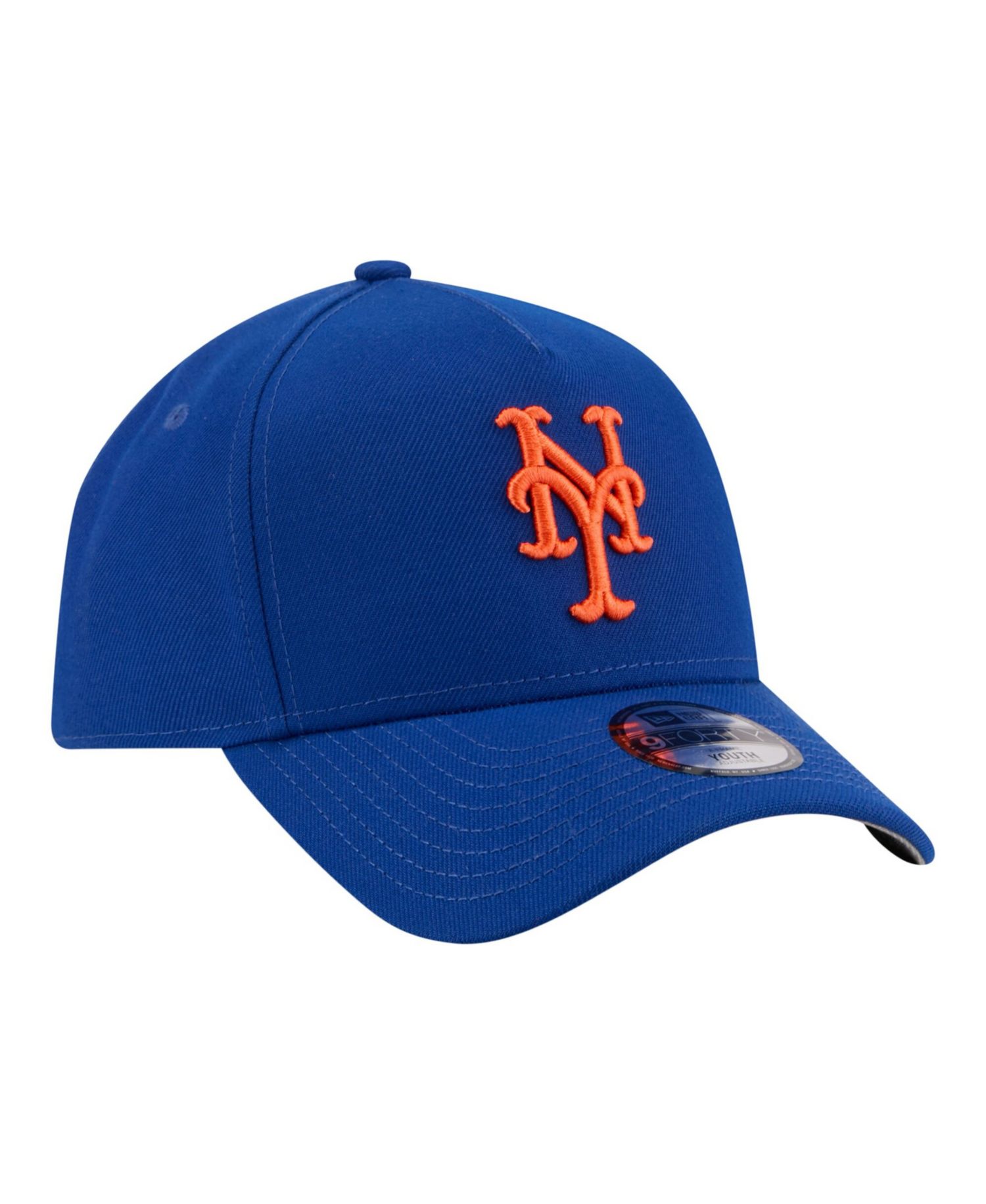 Big Boys and Girls Royal New York Mets 9FORTY A-Frame Adjustable Hat