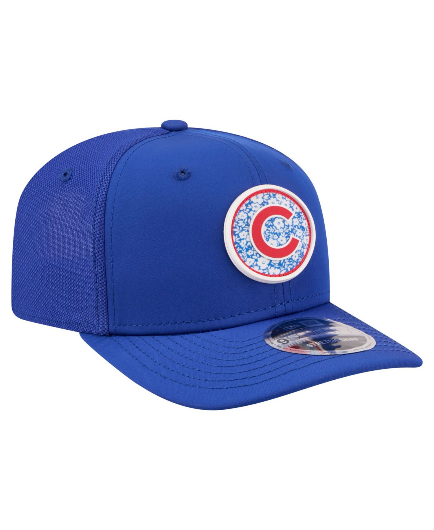 Men's Royal Chicago Cubs Floral Patch 9SEVENTY Adjustable Hat