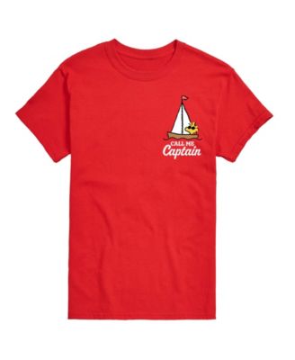 Men's Peanuts Woodstock Call Me Captain Graphic T-Shirt