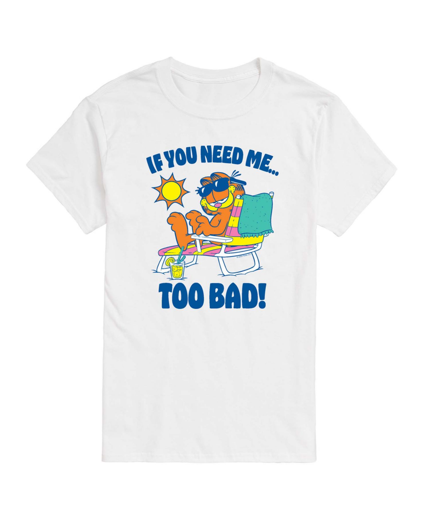 Men's Garfield Too Bad Graphic T-Shirt