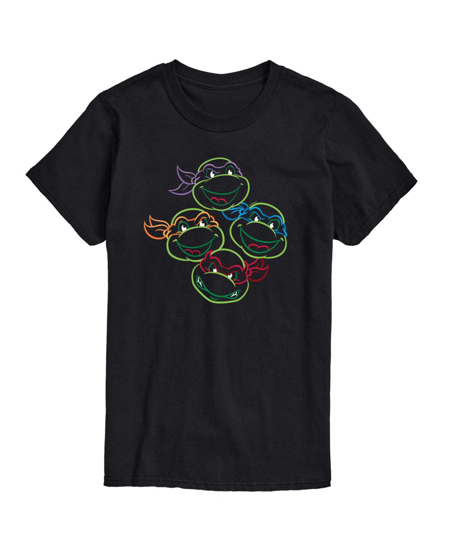 Men's Teenage Mutant Ninja Turtles Raph Donny Mikey Leo Graphic T-Shirt
