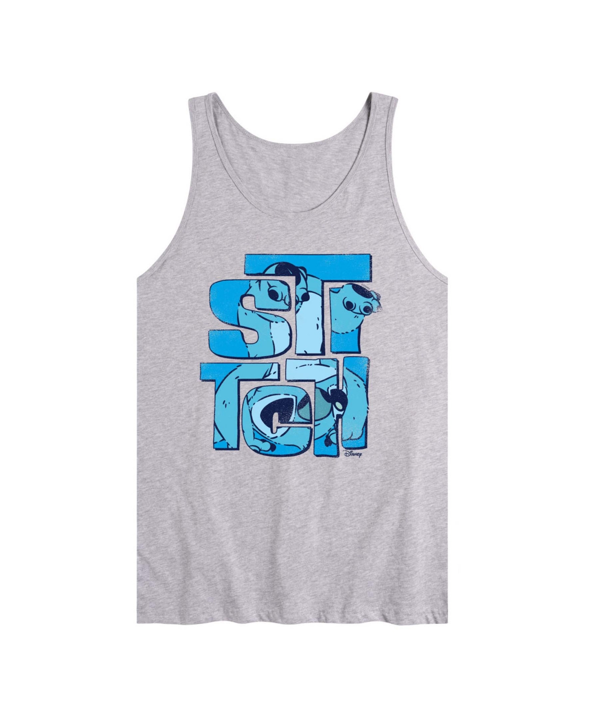 Airwaves Men's Lilo & Stitch Handstand Graphic Tank In Athletic Heather