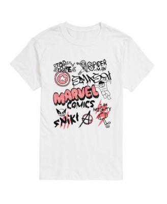 Men's Marvel Super Hero Doodles Graphic T-Shirt