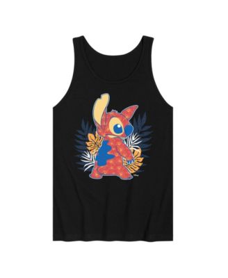 Men's Lilo And Stitch Pattern Fills Graphic Tank Top