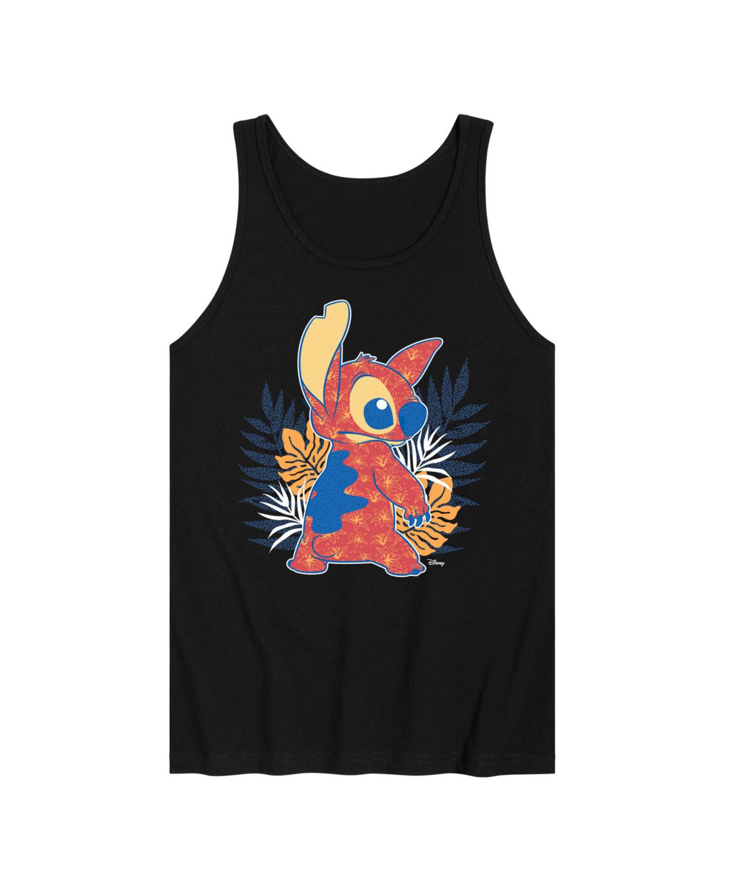 Men's Lilo And Stitch Pattern Fills Graphic Tank Top