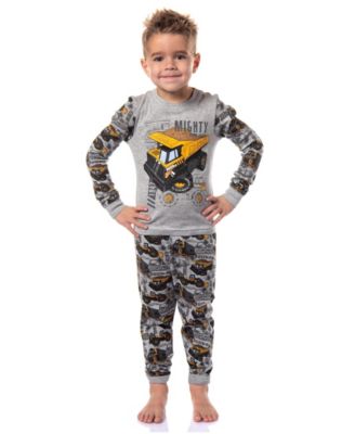 Toddler Boys (2T - 6) 952 Mighty Dump Truck 2 Piece Long Sleeve Pajama Set