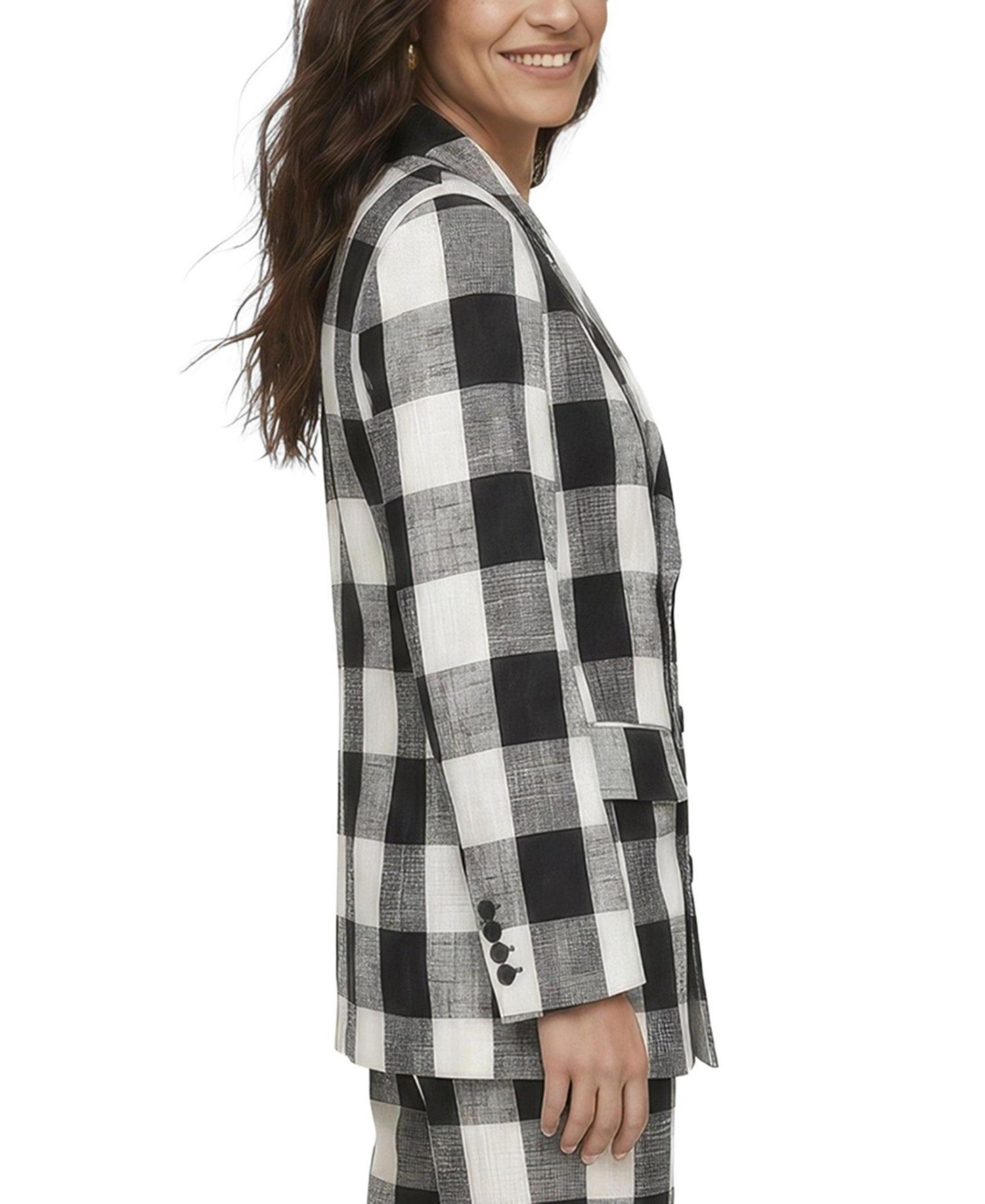 Women's Zena Double Breasted Check Jacket