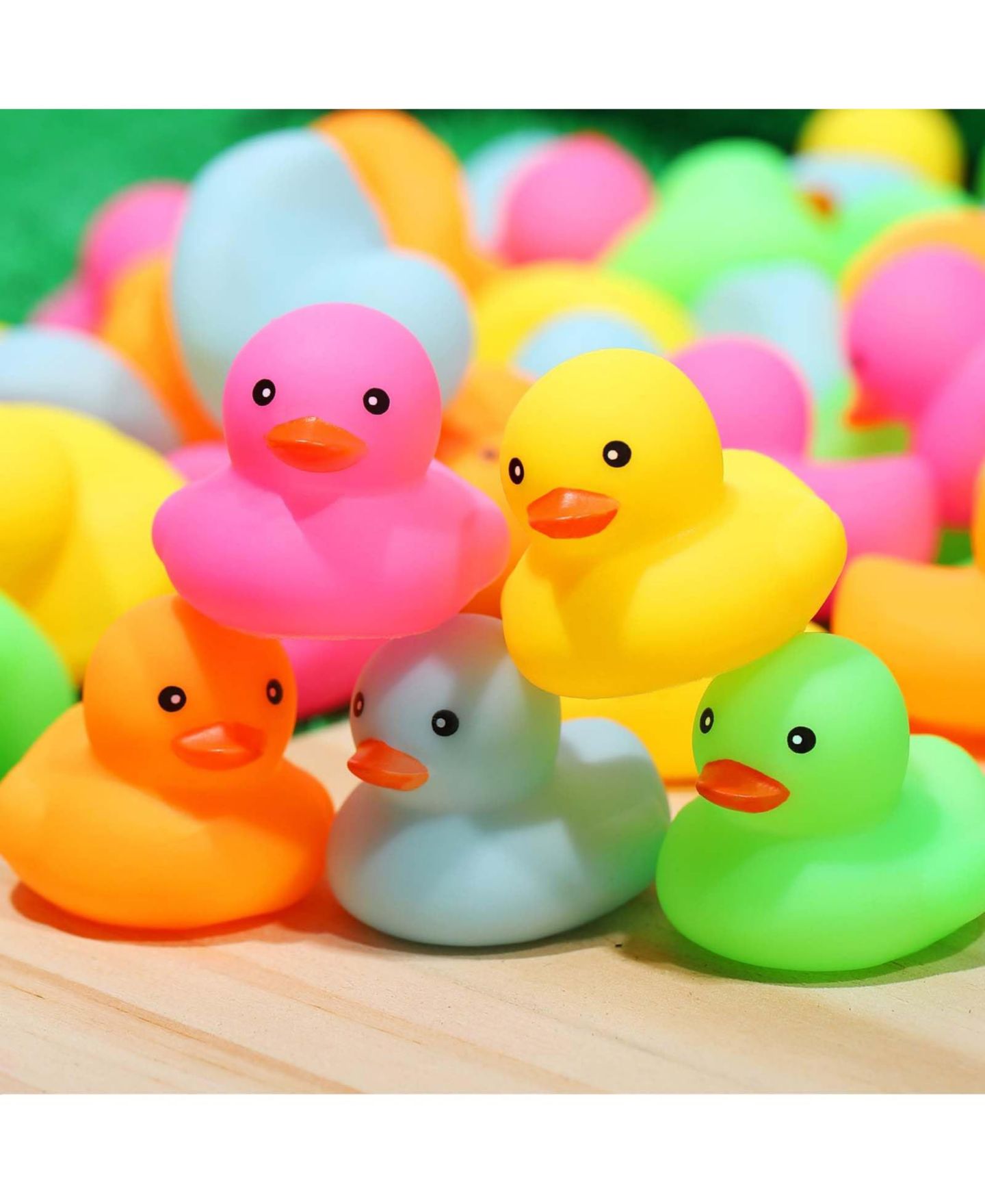 Детские игрушки GNUADZ Rubber Ducks Bulk Party Favors Bath Toys, цвет: Разноцветный, вариант 1 — фото 4