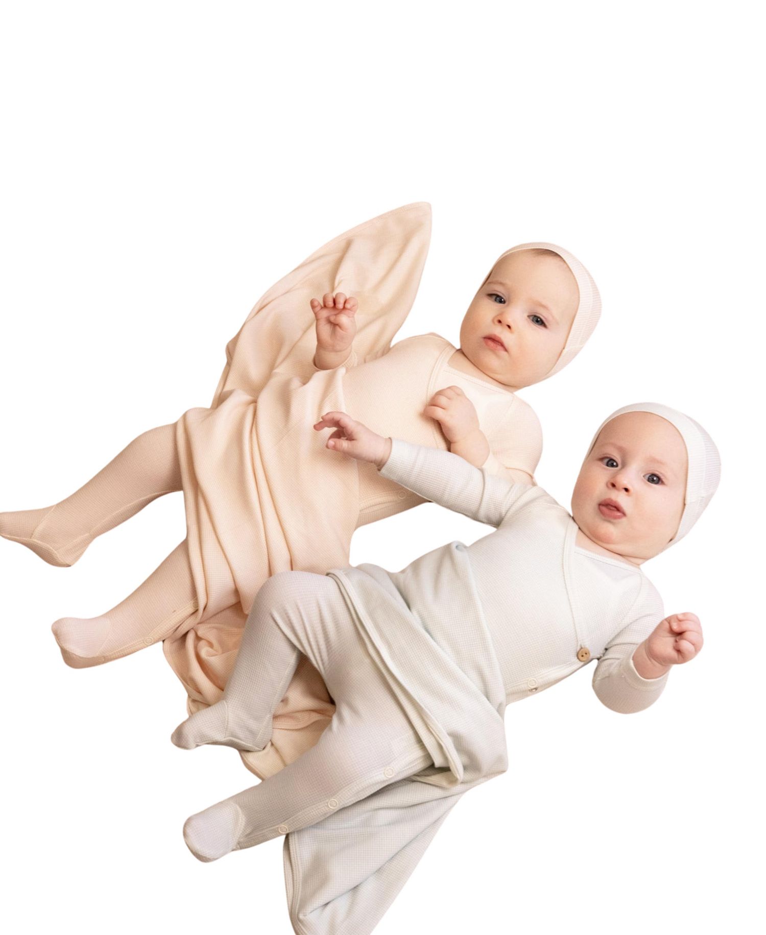Baby Boys( 1M to 12M ) Ribbed Striped Wrap Footie