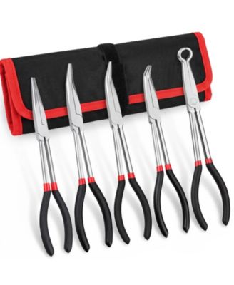Long Nose Pliers Set 5Pieces Multi-Angle Precision Tips