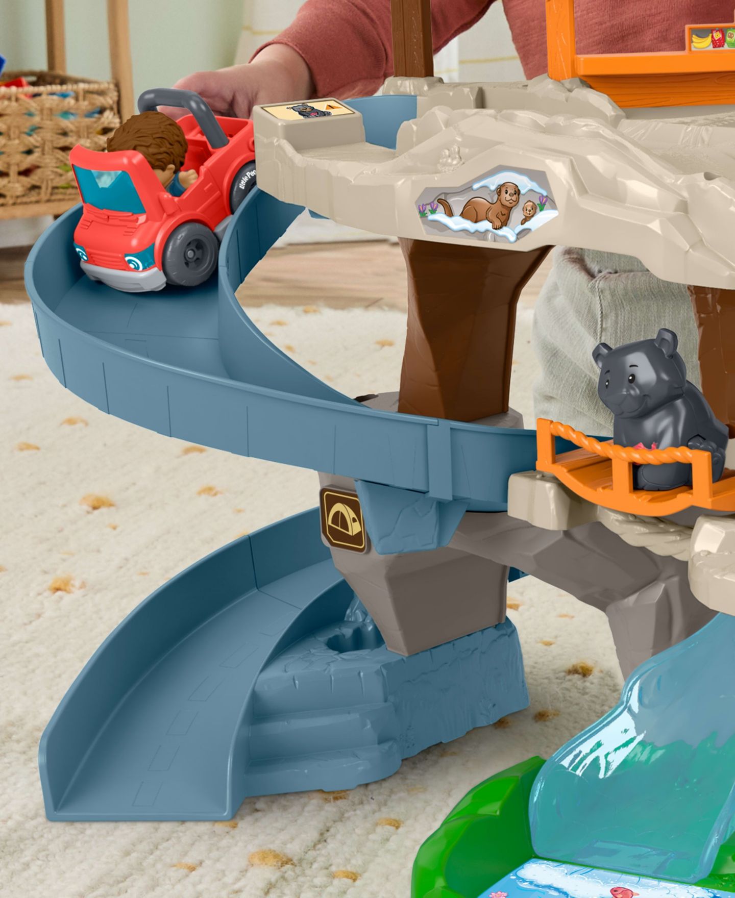 Детский игровой набор Fisher Price Ultimate Mountain Playset, Ages 1+ — фото 4