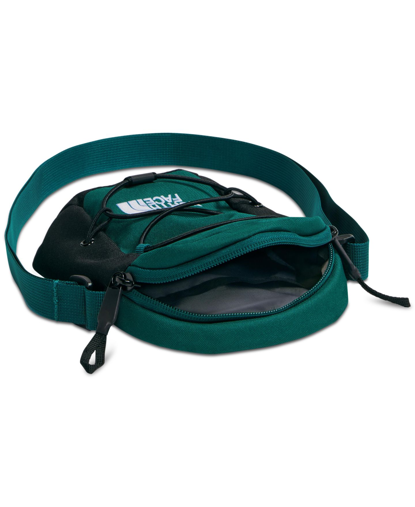 Женская сумка The North Face Jester Front Bungee Crossbody, цвет: Бирюзовый / Чёрный — фото 2