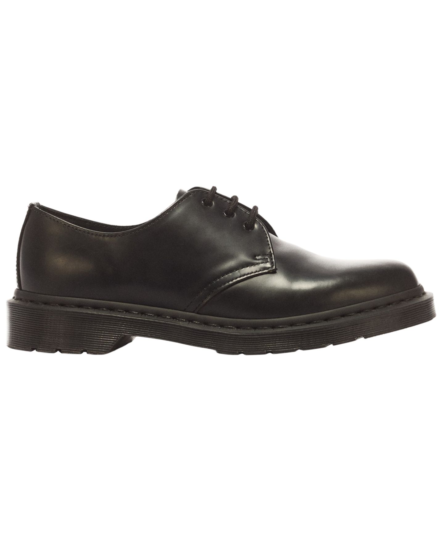 Мужские туфли Dr. Martens 1461 Mono 3-Eye Leather, цвет: Чёрный — фото 2