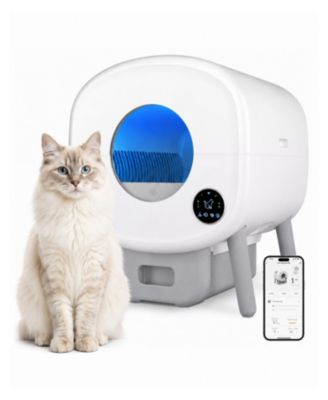 Self-Cleaning Cat Litter Box Automatic Cat Litter Box Large Capacity Automatic Cat Litter Box App Control And Safety Protection