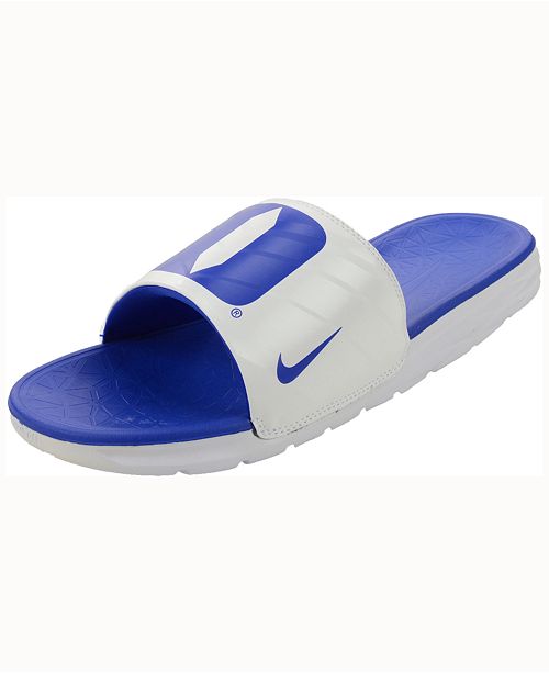 Nike Duke Blue Devils Benassi Solarsoft Slides & Reviews - Sports Fan ...