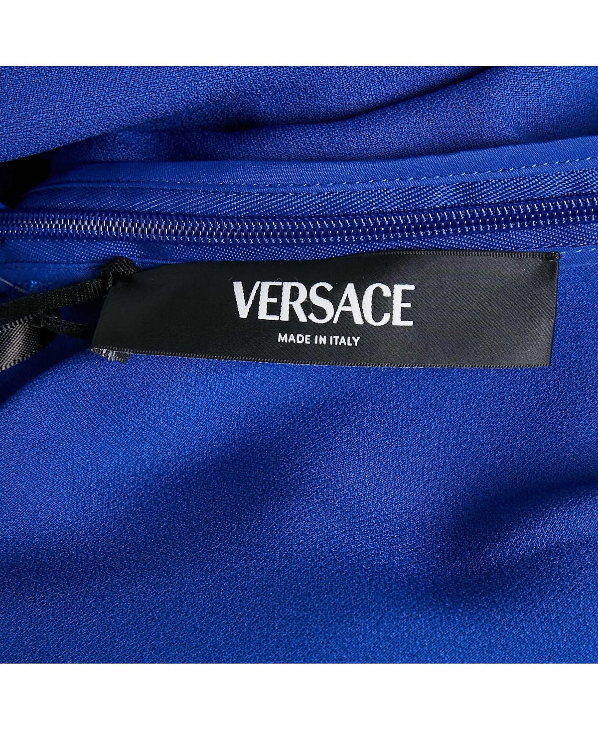 Pre-Owned Versace Women's Barocco Lace Satin Silk Cowl Neck Slip Dress view 5 — MAYCSS fashion products