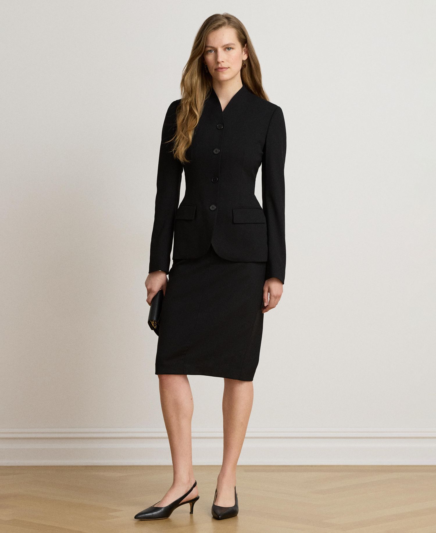 Women's Back Vent Pencil Skirt