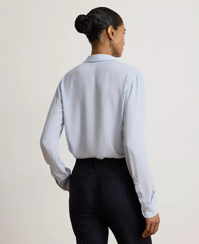 Women's Long-Sleeve Collared Shirt - thumbnail 4