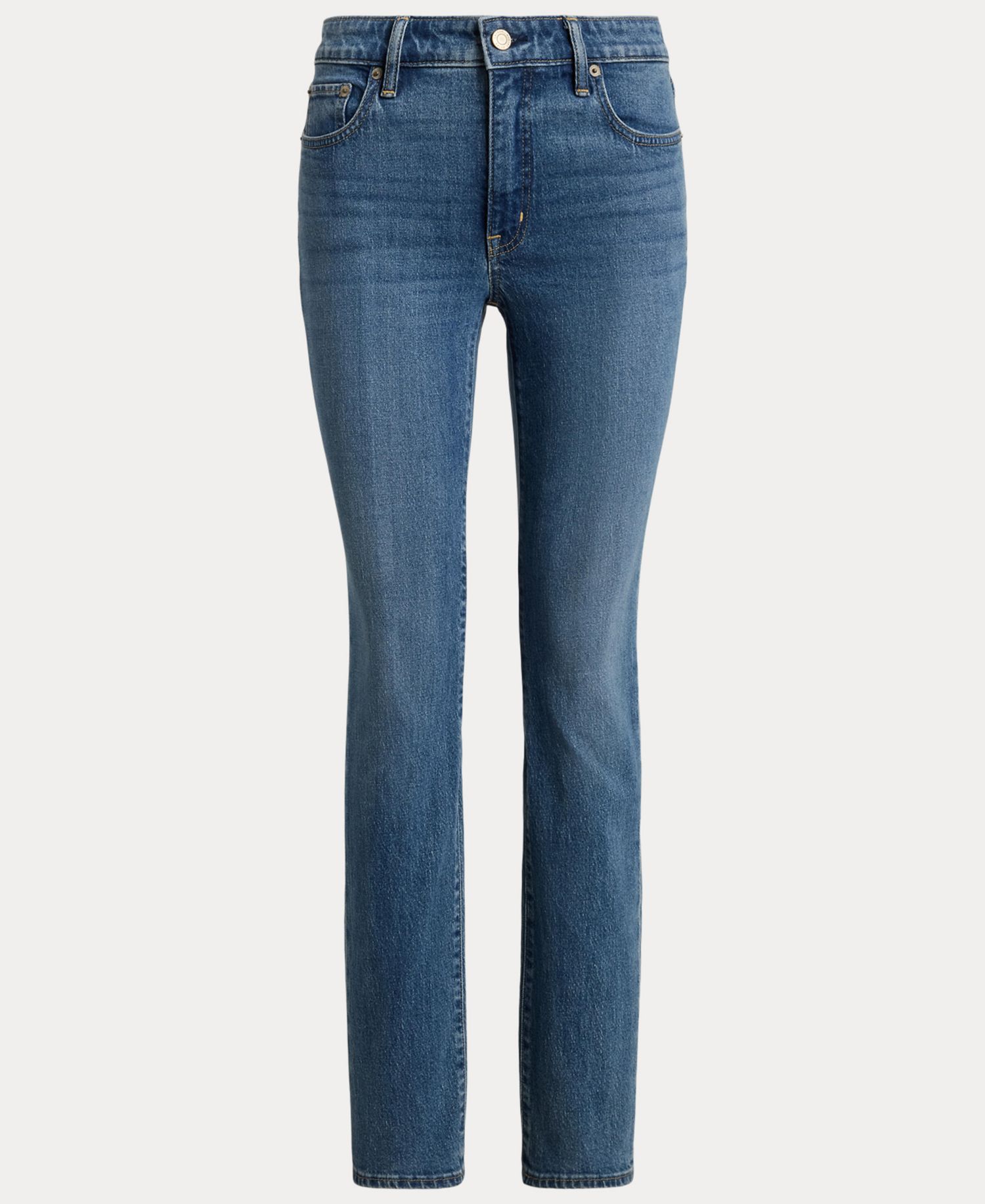 Women's Mid-Rise Slim Straight Jeans