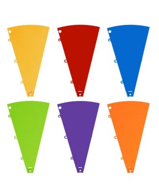 6 Pcs Prize Wheel Panels Dry Erase 6 Colors for 24" Modular Prize Wheel