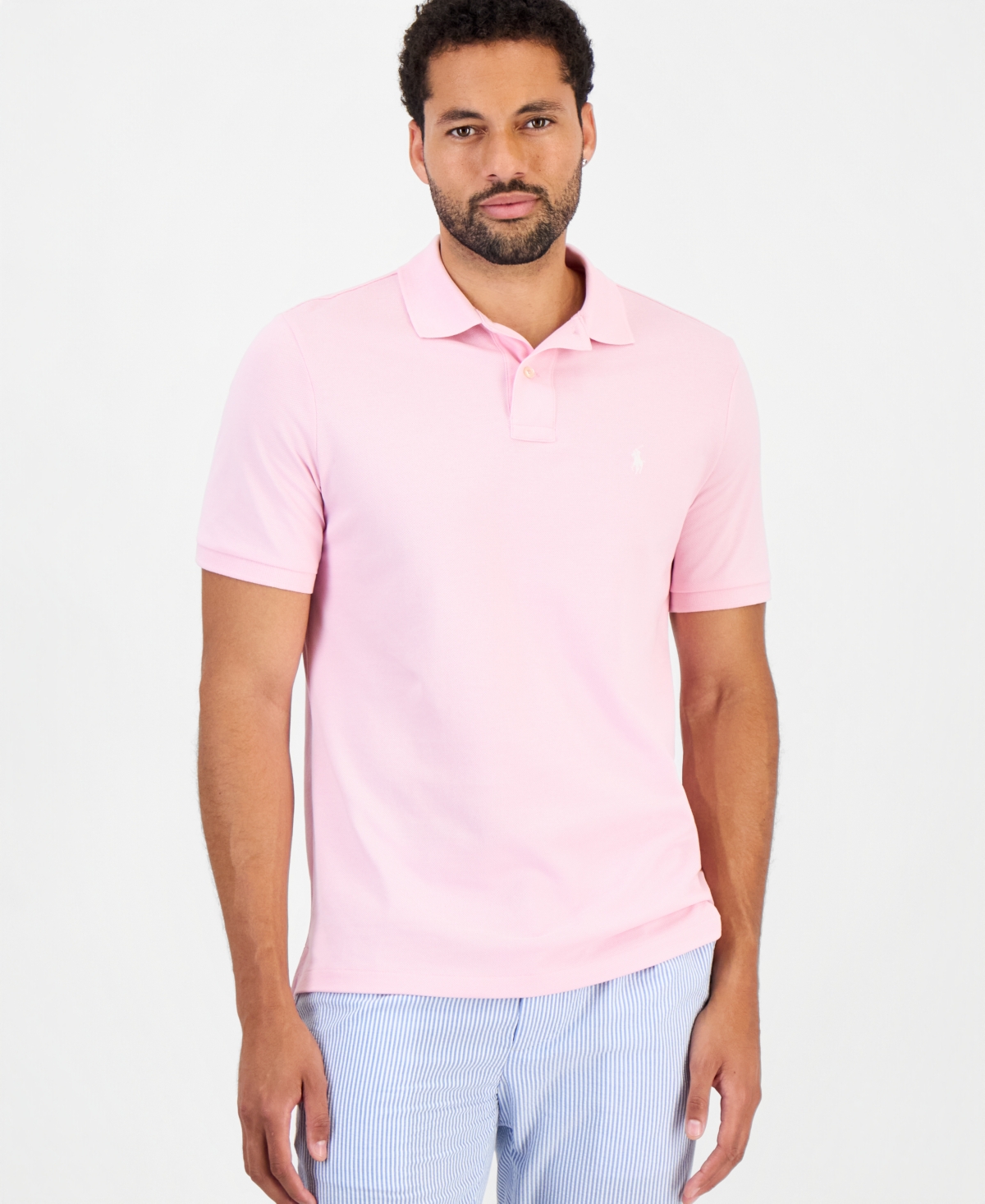 Polo Ralph Lauren Men's The Iconic Classic-Fit Mesh Shirt