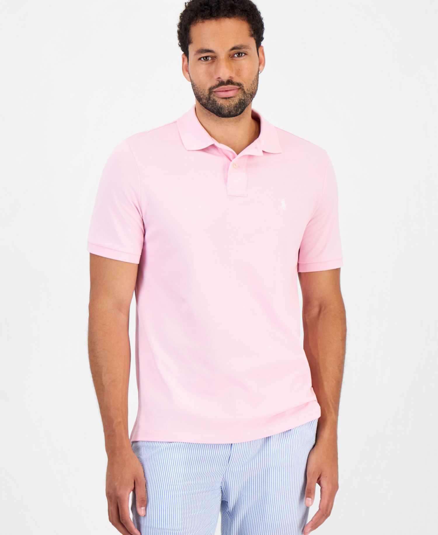 Men's The Iconic Classic-Fit Mesh Polo Shirt
