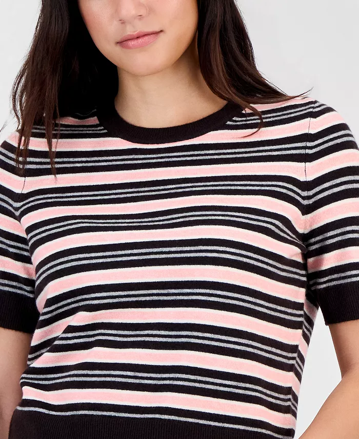 Women's Short-Sleeve Easy Crewneck Sweater Tee - thumbnail 9