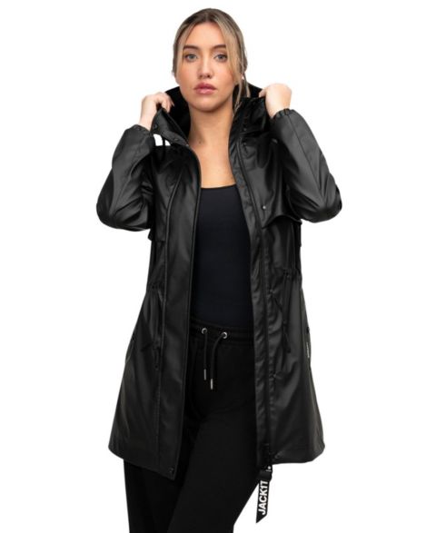 Женские куртки JACK1T Aurora Cape Raincoat, цвет: Чёрный