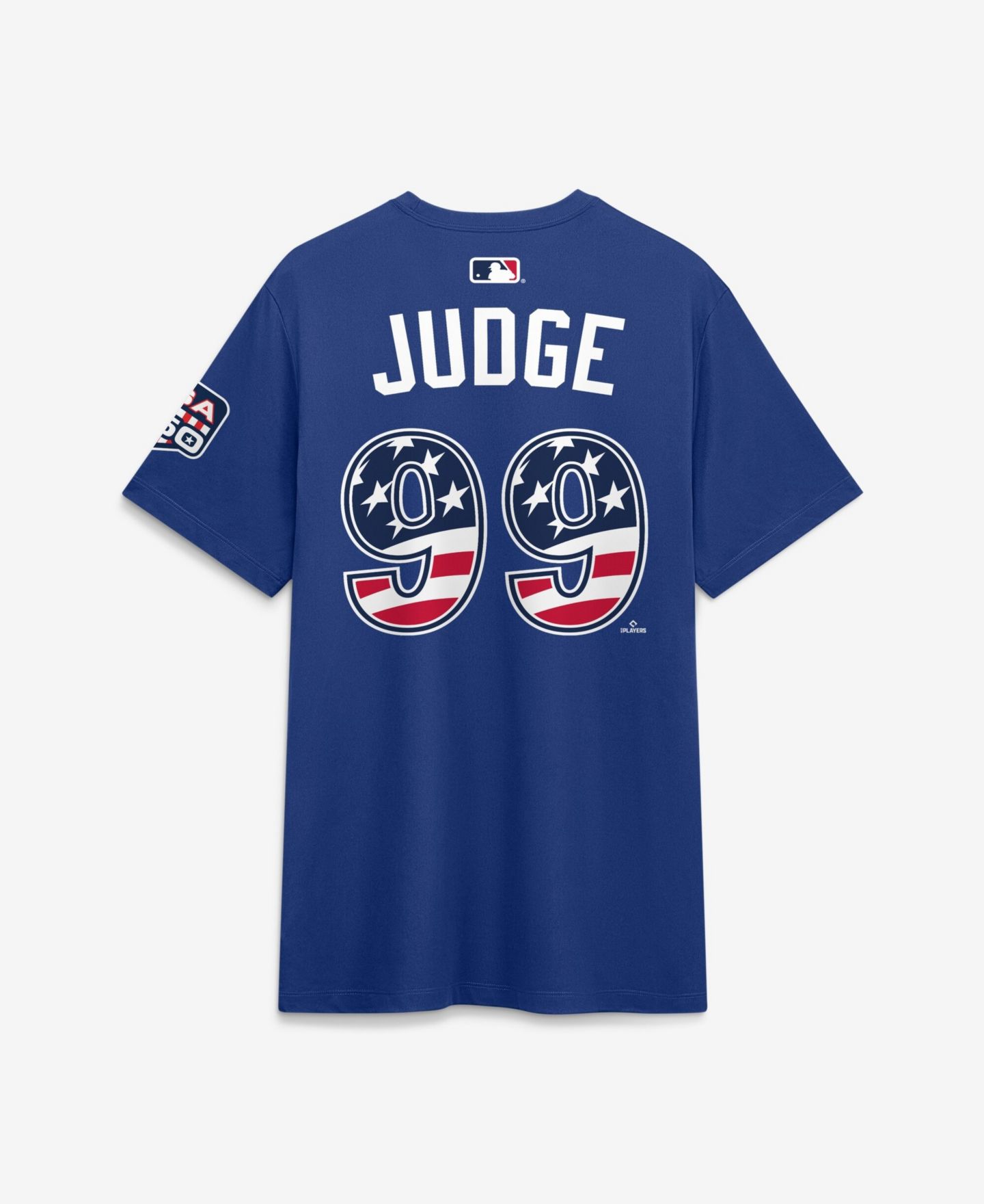 Мужская футболка Nike 2026 All-Star Game American League Aaron Judge Rush Blue Name & Number — фото 3
