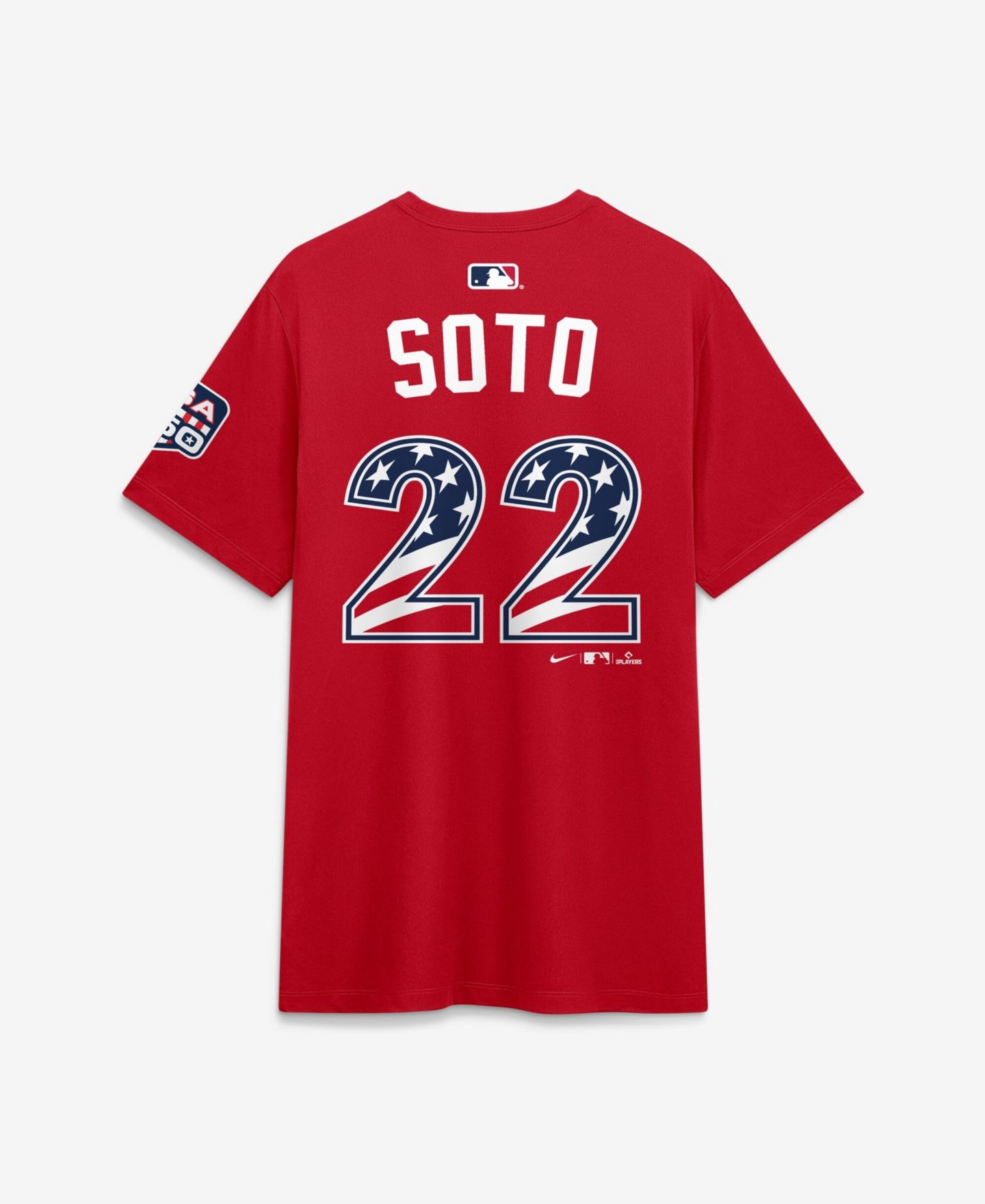 Мужская футболка Nike 2026 All-Star Game National League Juan Soto Red Name & Number — фото 3