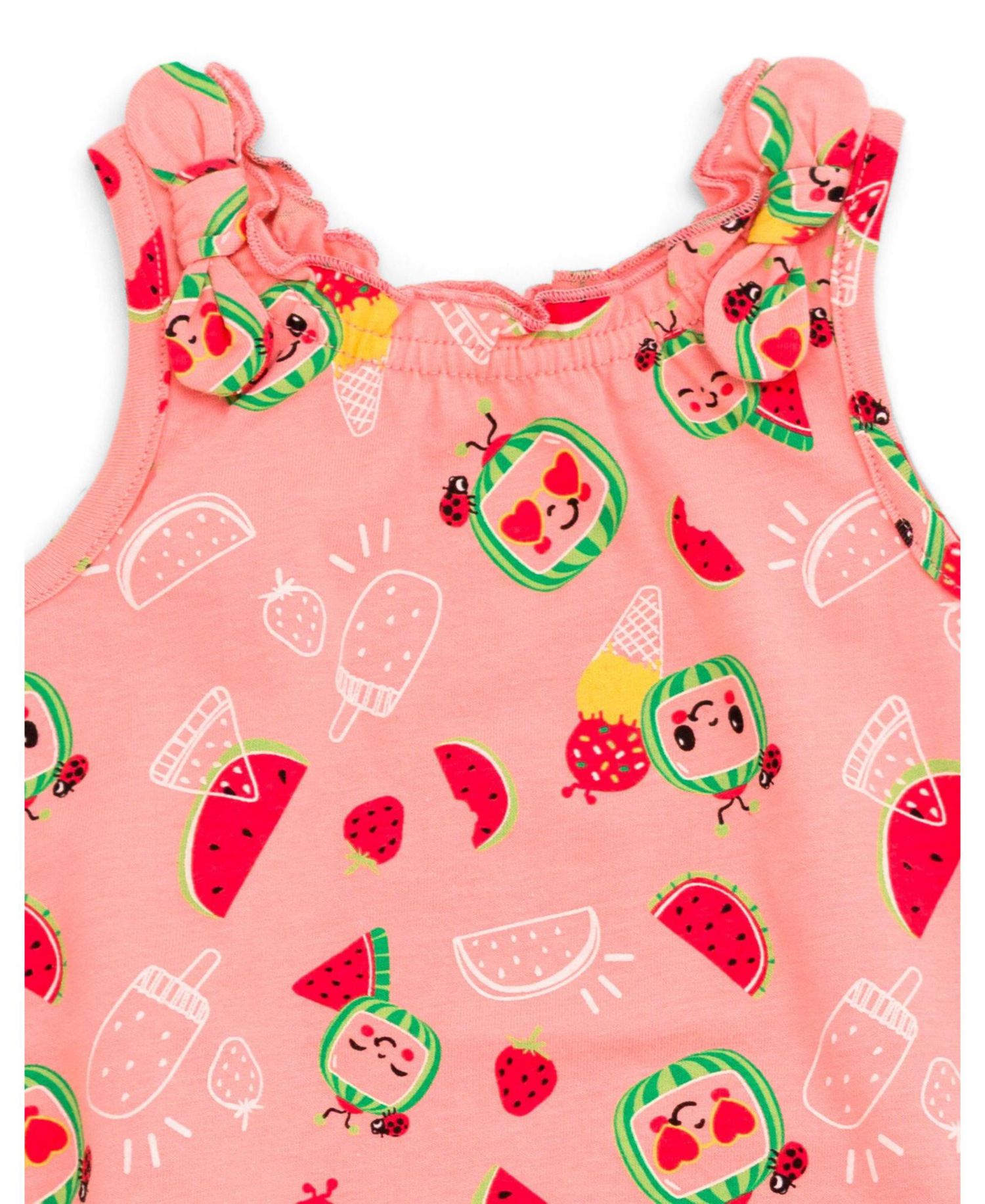 Baby Girls ( new born to 24 M ) Sleeveless Bubble Romper