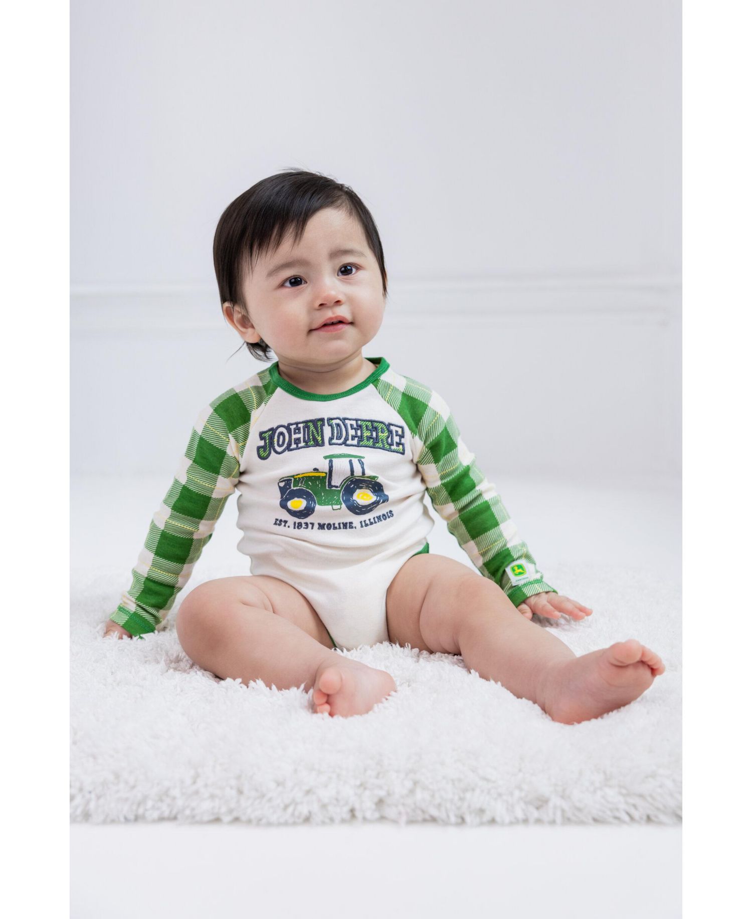 Baby Boys ( 3-6 9-12 ) 3-Pack Long Sleeve Bodysuits