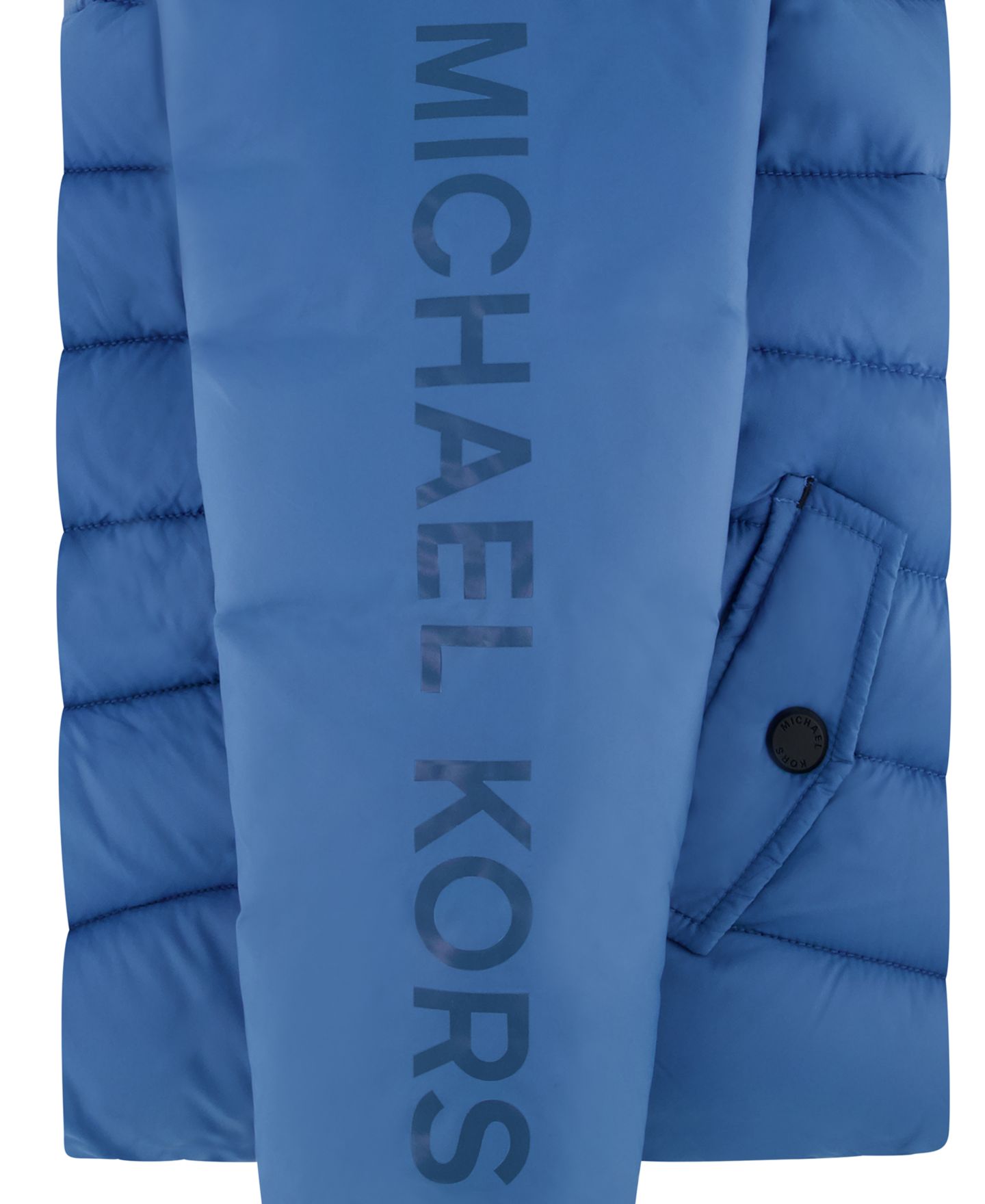 Куртка Michael Kors Long-Sleeve Midweight Hooded для мальчиков-малышей, цвет: Винтажный синий — фото 3