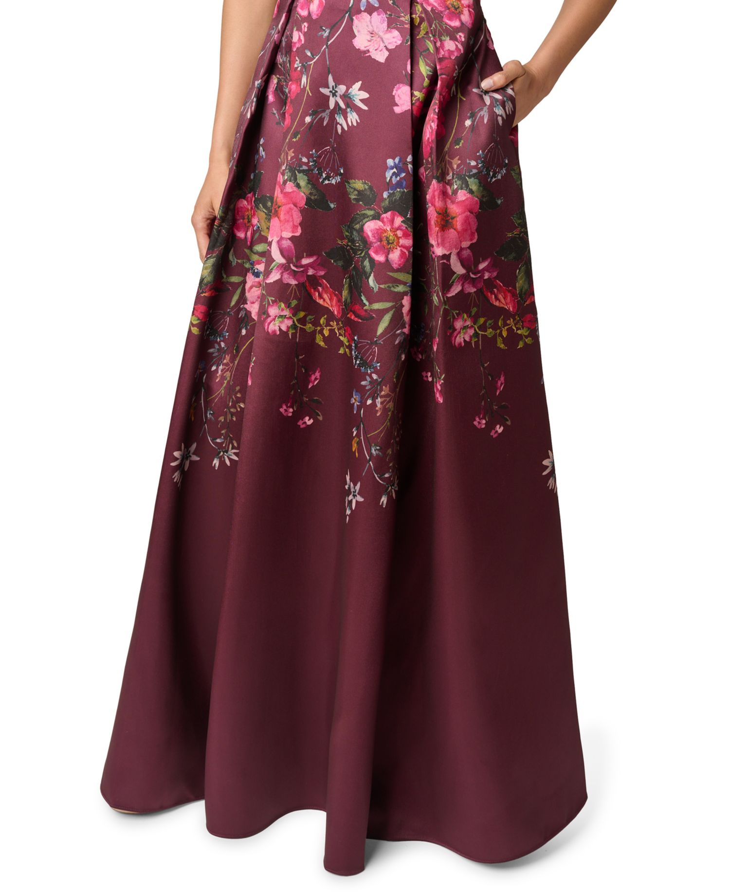 Women's Off-the-Shoulder Printed Dress