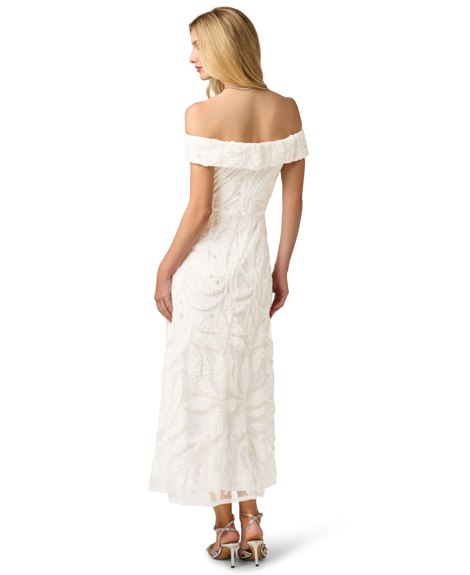 Women's Off-the-Shoulder Midi Dress