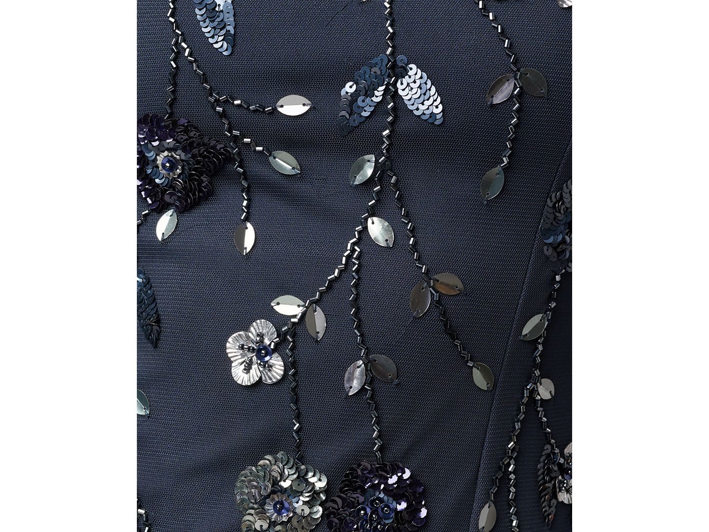 Женское платье Adrianna Papell Short-Sleeve Dress, цвет: Тёмно-синий — фото 7