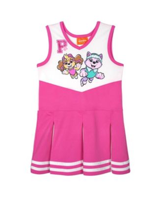 Little Girls' (5-8) Sleeveless Cheerleader Dress