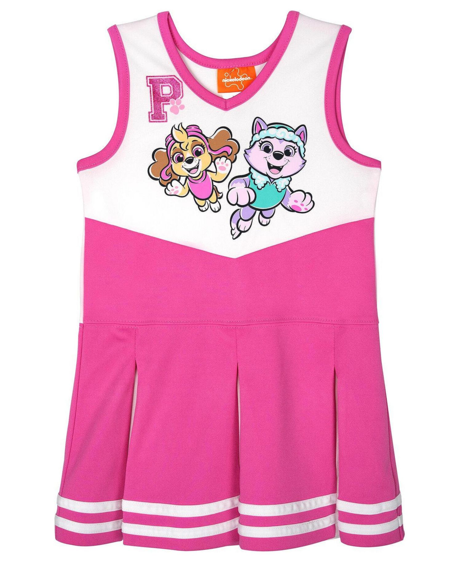 Little Girls' (5-8) Sleeveless Cheerleader Dress