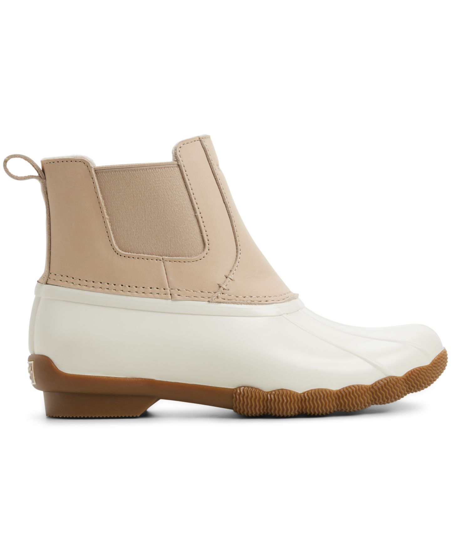 Женские ботинки Sperry Saltwater Chelsea Duck Booties, цвет: Слоновая кость — фото 2