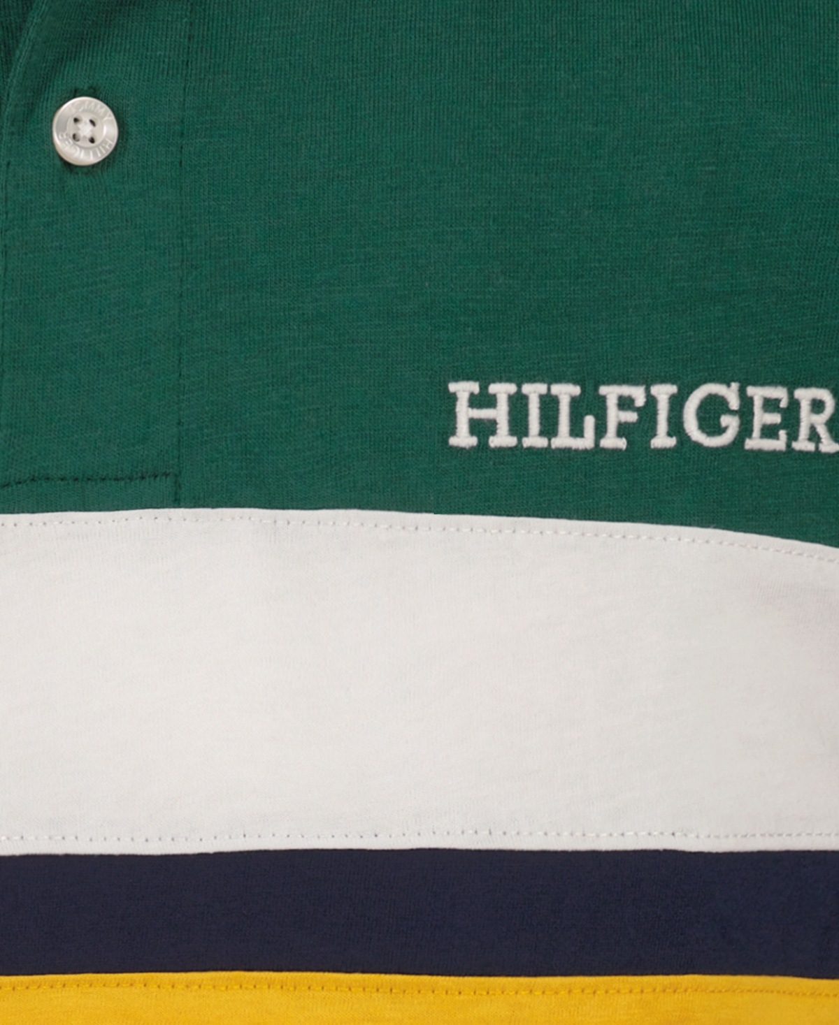Tommy Hilfiger Boys' 8-20 Paneled Color-Block Short-Sleeve Polo Shirt