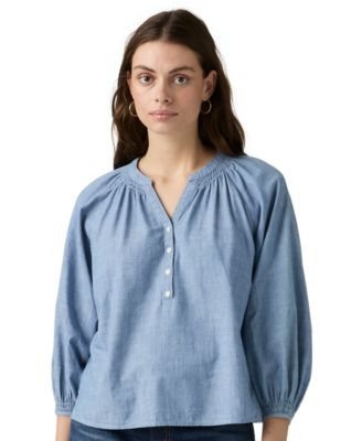 Women's Reverie Split Neck Blouse