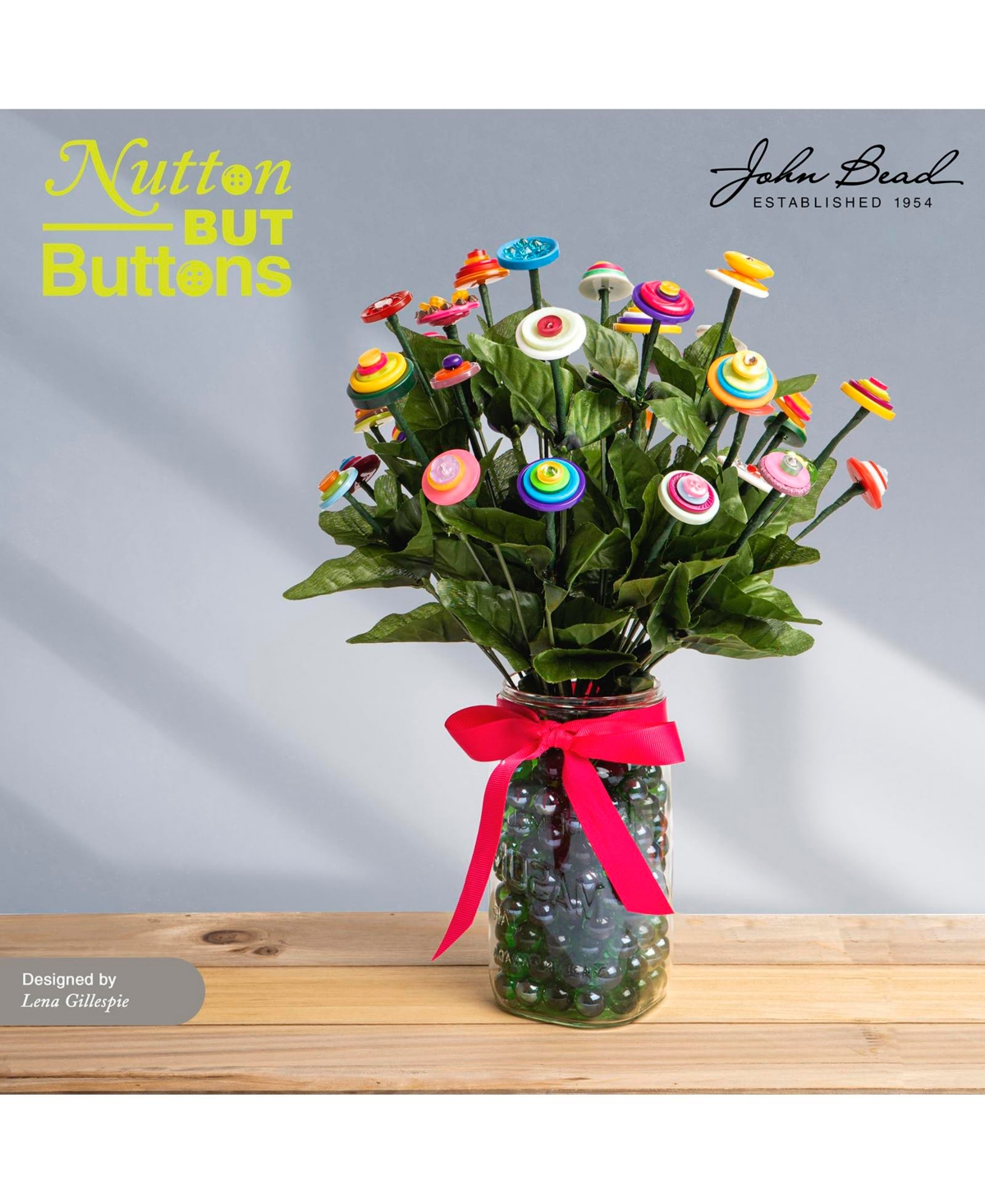 John Bead Nutton but Buttons Mixed Sizes for Diy Crafts, 130g