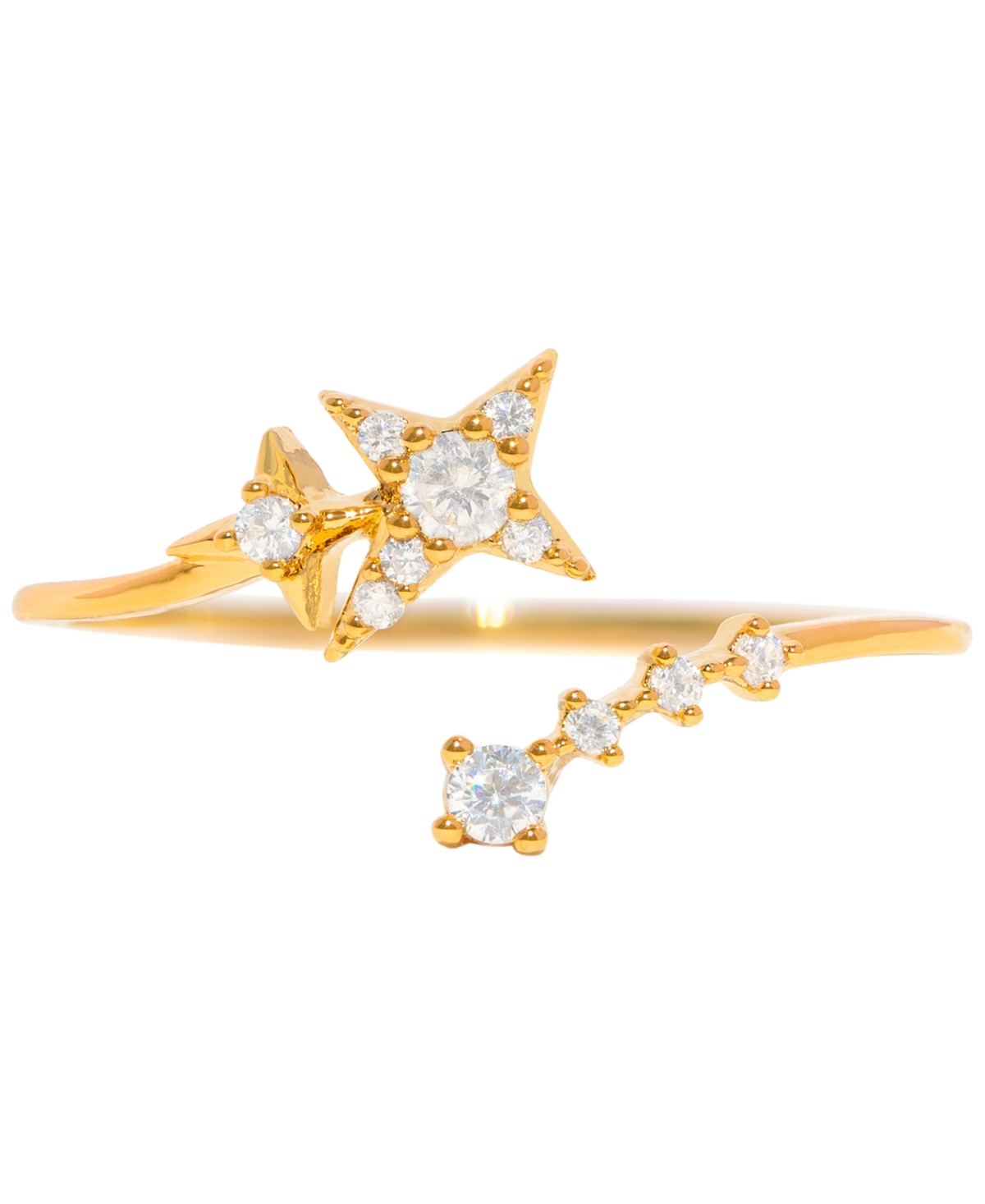Girls Crew Crystal Interstellar Adjustable Ring