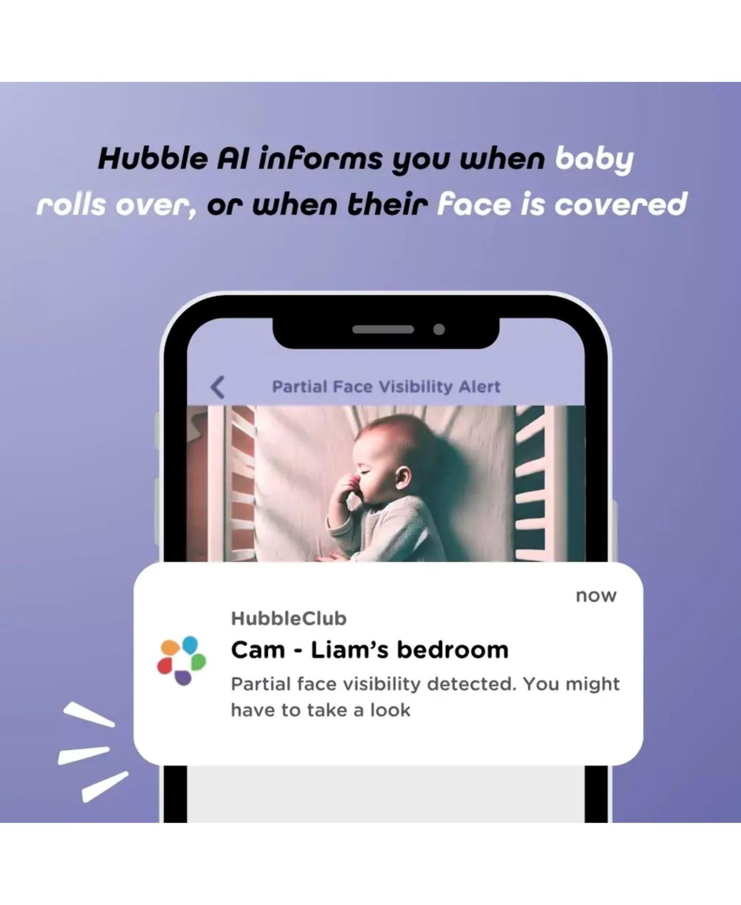 GoBaby AI Cam 2K UHD Baby Smart Baby Monitor with AI Ehanced Features