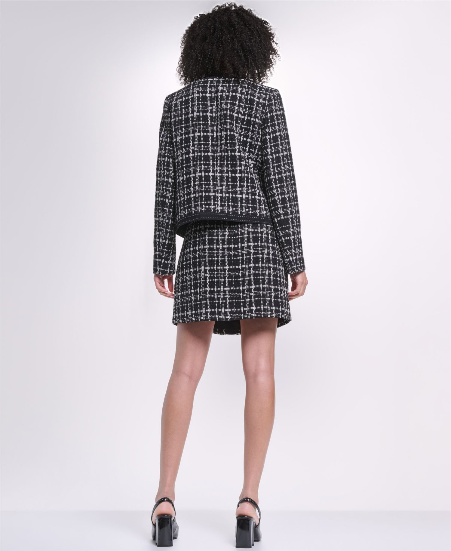 Women's Cropped Open-Front Jacket