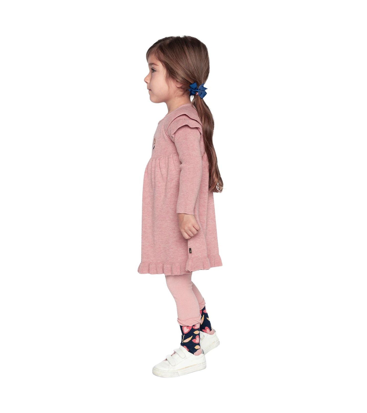 Little and Big Girl(6-8) Knitted Dress