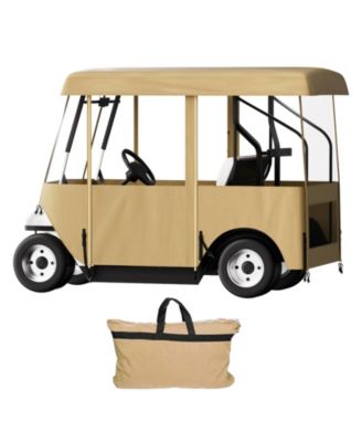 4 Passenger Driving Enclosure Golf Cart Cover Fits 2+2 Seats Golf Carts