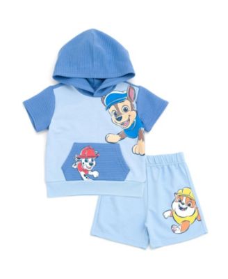 Toddler Boys' 2-Piece (2T- 4T)Hooded Tee and Shorts Set