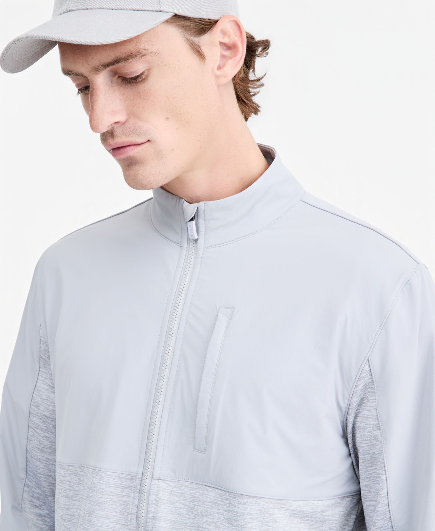 Men's Athluxe Mock-Neck Full-Zip Jacket