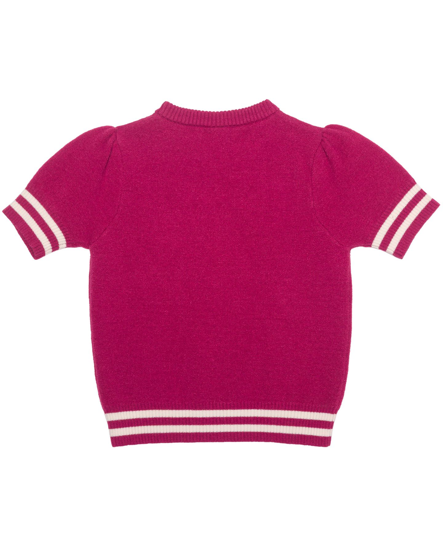 Детский комплект Disney Minnie Mouse: свитер и юбка в стиле варсити, 2T-6X, цвет: Бордовый — фото 4